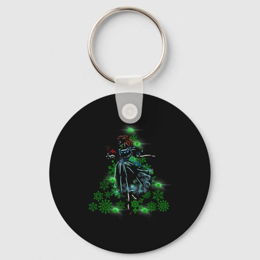 The Nutcracker Ballet And Clara Marie Christmas Tr Sleutelhanger (Voorkant)