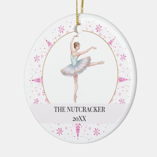 The Nutcracker Ballet Christmas Holiday Keramisch Ornament (Links)