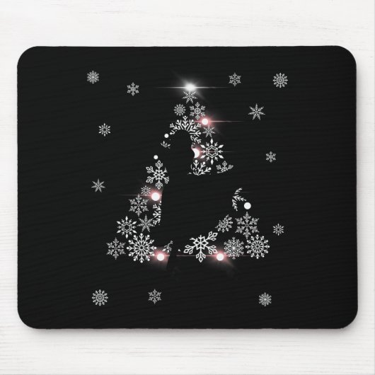 The Nutcracker Ballet Clara Tree Christmas Holiday Muismat (Voorkant)