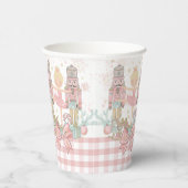 The Nutcracker Ballet Pastel Pink Christmas Blonde Papieren Bekers (Rechts)