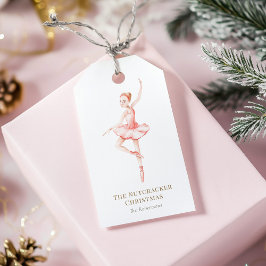 The Nutcracker Christmas Ballerina Gift Tag  Cadeaulabel
