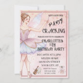 The Nutcracker Christmas Ballet Birthday Kaart (Voorkant)