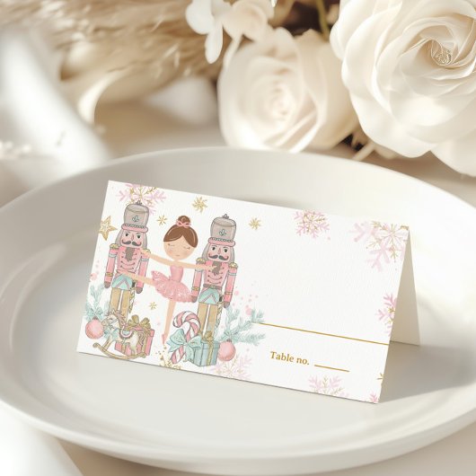 The Nutcracker Christmas Ballet Brunette Pink Tutu Plaatskaartje