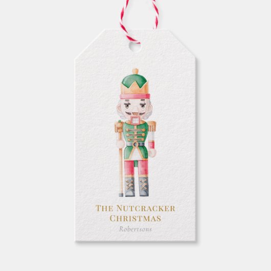 The Nutcracker Christmas Cadeaulabel (Voorkant)