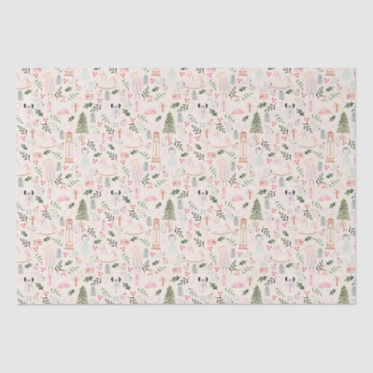 The nutcracker Christmas holiday Tissue Paper Tissuepapier (Voorkant)