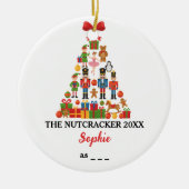 The Nutcracker Custom Ballet Role Christmas Keramisch Ornament (Voorkant)