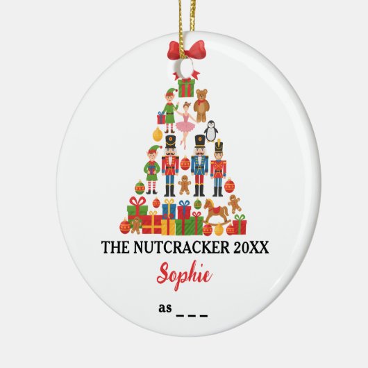 The Nutcracker Custom Ballet Role Christmas Keramisch Ornament (Links)