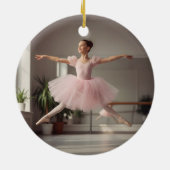 The Nutcracker Custom Name & Photo Ballet Keepsake Keramisch Ornament (Achterkant)