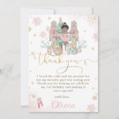 The Nutcracker Winter Onederland 1st Birthday  Bedankkaart (Voorkant)