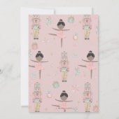 The Nutcracker Winter Onederland 1st Birthday  Bedankkaart (Achterkant)