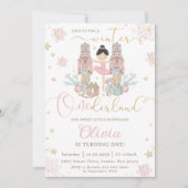 The Nutcracker Winter Onederland 1st Birthday Kaart (Voorkant)