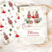 The Nutcracker Winter Onederland 1st Birthday Red Kaart