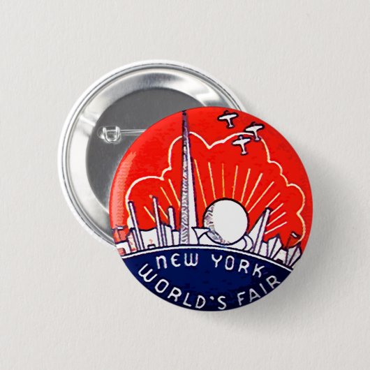 The NY World's Fair - Button (Voorkant /achterkant)