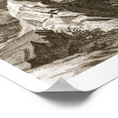 The Nymph Echo Changed into Sound, 1731 (engraving Poster (Hoek)