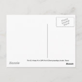 The O. Henry Pun-Off World Champion Briefkaart (Achterkant)