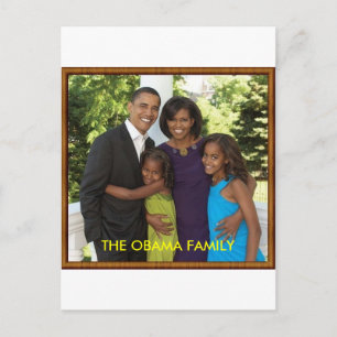 THE OBAMA FAMILY BRIEFKAART