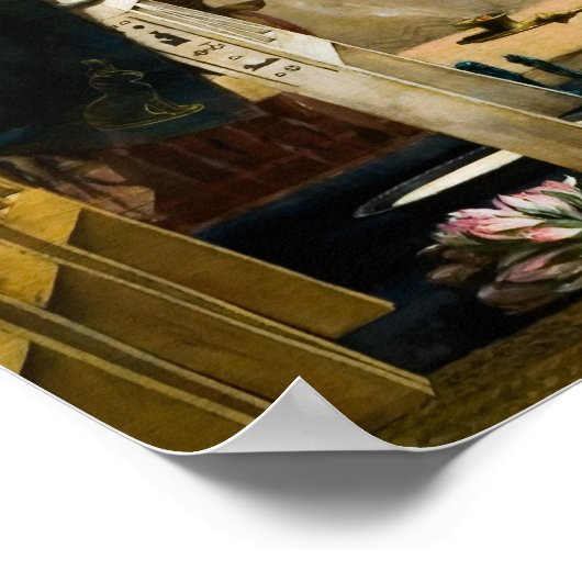 The Obsequies of a Egyptian Cat, 1886 Poster (Hoek)