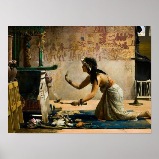 The Obsequies of a Egyptian Cat, 1886 Poster (Voorkant)