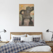 The Observer Canvas Afdruk (Insitu (Slaapkamer))