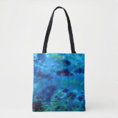 The Ocean Blues - Boho Stropdas geverfde volkskuns Tote Bag (Voorkant)