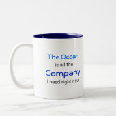 The Ocean is Company Tweekleurige Koffiemok (Links)