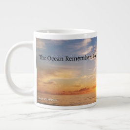 The Ocean Remembers Me Mug Grote Koffiekop