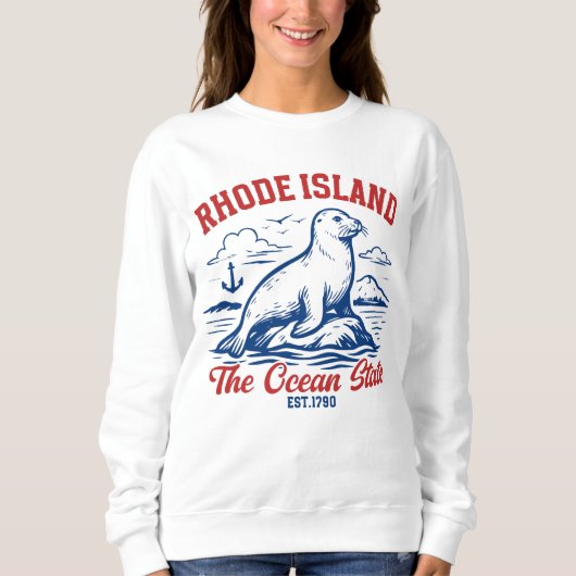 The Ocean State Seal – Rhode Island Gift Trui (Voorkant)