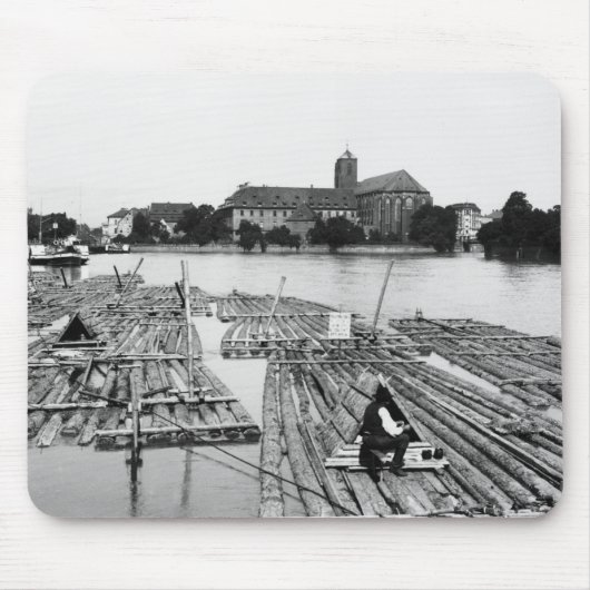 The Oder at Breslau Poland, c.1910 Muismat (Voorkant)