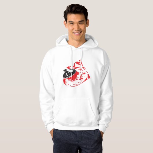 The Offbeat Swirl Hoodie (Voorkant volledig)