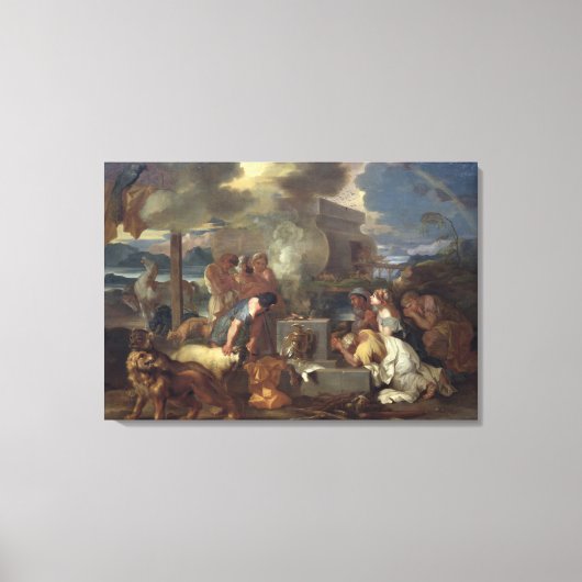 The Offe of Noah, c.1640 Canvas Afdruk (Voorkant)
