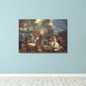 The Offe of Noah, c.1640 Canvas Afdruk (Insitu (Houten vloer))