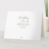 "The Offering" by artist L. Higgins. Jumbo Card Kaart (Achterkant)