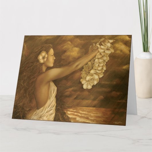 "The Offering" by artist L. Higgins. Jumbo Card Kaart (Voorkant)