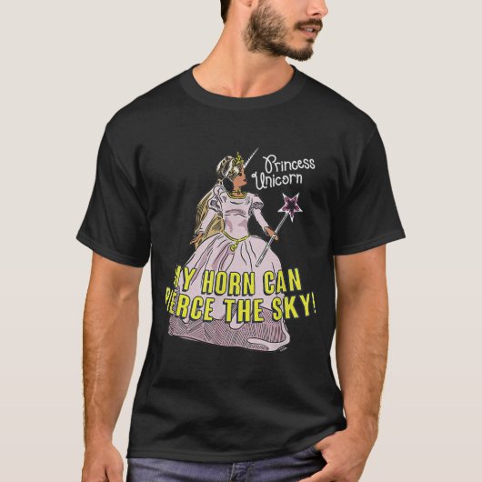 The Office Princess Unicorn Funny boy T-shirt (Voorkant)