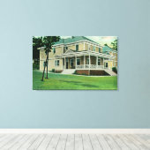 The Officer s Club in the Presidio Canvas Afdruk (Insitu (Houten vloer))