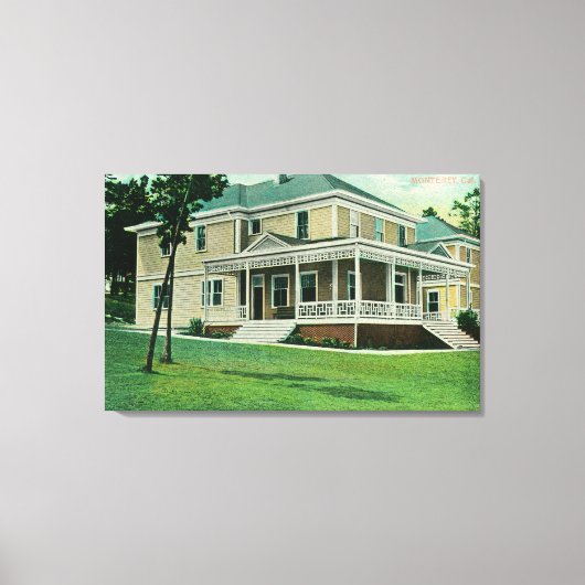 The Officer s Club in the Presidio Canvas Afdruk (Voorkant)