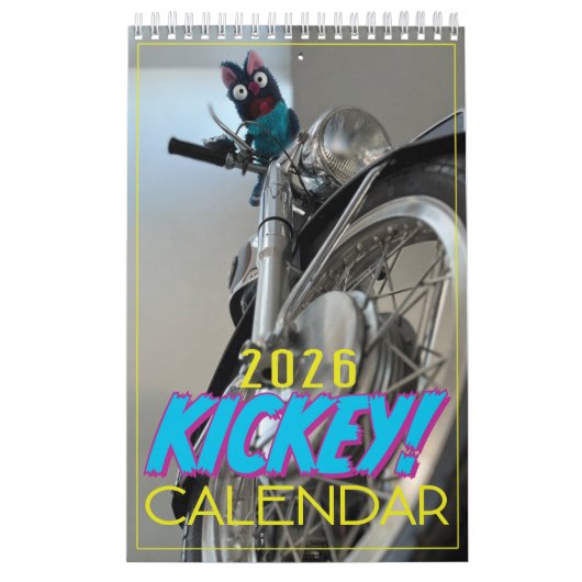 The Official Kickey 2026 Wall Calendar! Kalender (Hoes)