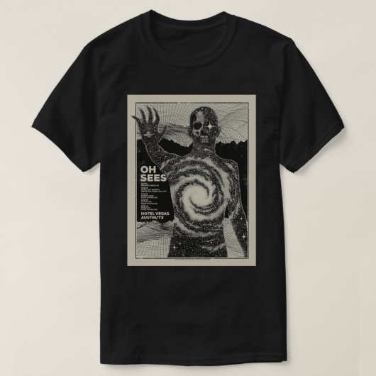 The Oh Sees tour art Classic T-Shirt (Design voorkant)