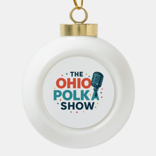 The OHIO Polka Show Snowflake Framed Ornament (Voorkant)