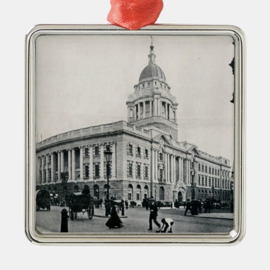 The Old Bailey, Londen Metalen Ornament (Voorkant)