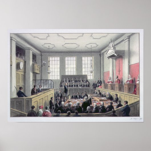 The Old Bailey, Londen Poster (Voorkant)