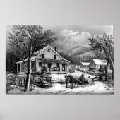 The Old Boerderij House - 1872 Poster (Voorkant)