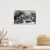 The Old Boerderij House - 1872 Poster (Keuken)