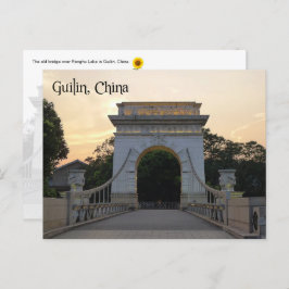 The Old Bridge, Guilin, China - briefkaart