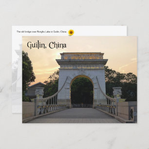 The Old Bridge, Guilin, China - briefkaart