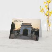 The Old Bridge, Guilin, China - kaart (Gele Bloem)