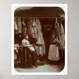 The Old Clothes Shop, Seven Dials uit 'Street Li' Poster