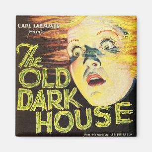 The Old Dark House - 1932 vintage poster Magneet