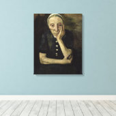 The Old Farmer, 1903 Canvas Afdruk (Insitu (Houten vloer))