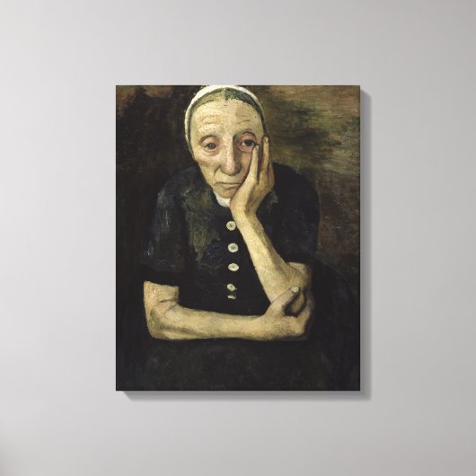 The Old Farmer, 1903 Canvas Afdruk (Voorkant)